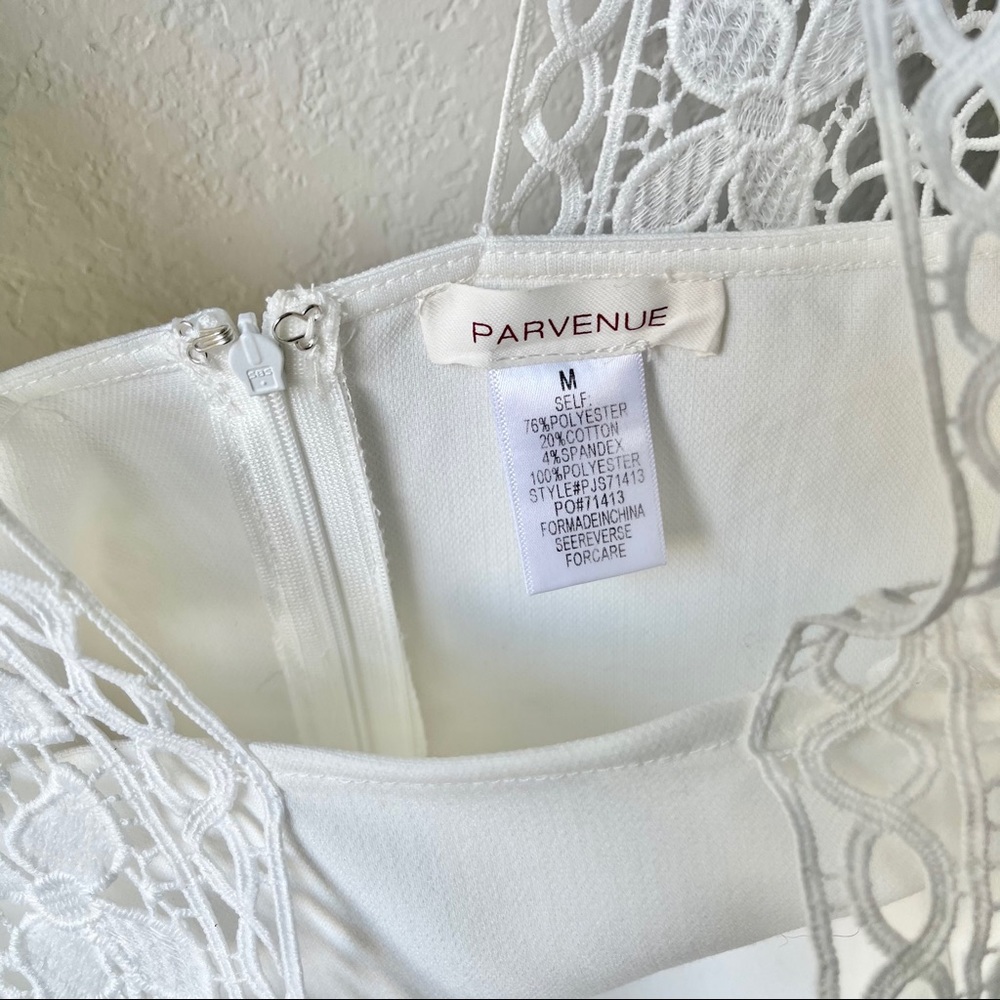 Like new! Free shipping! Parvenue White Lace Romper - Picture 9 of 11
